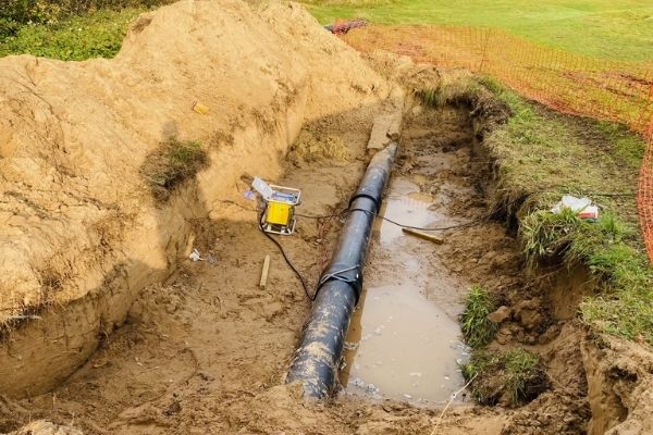 315 mm pipe repair carried out by Oakridge Water